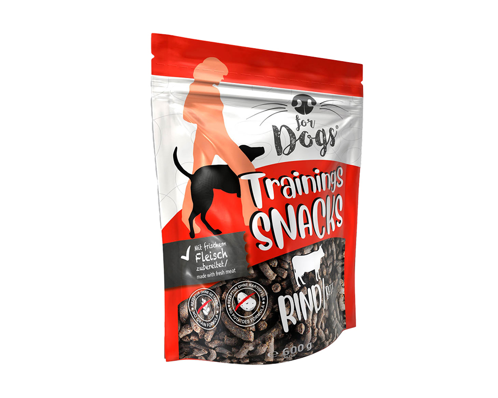 For Dogs Trainingssnack Rind 600g